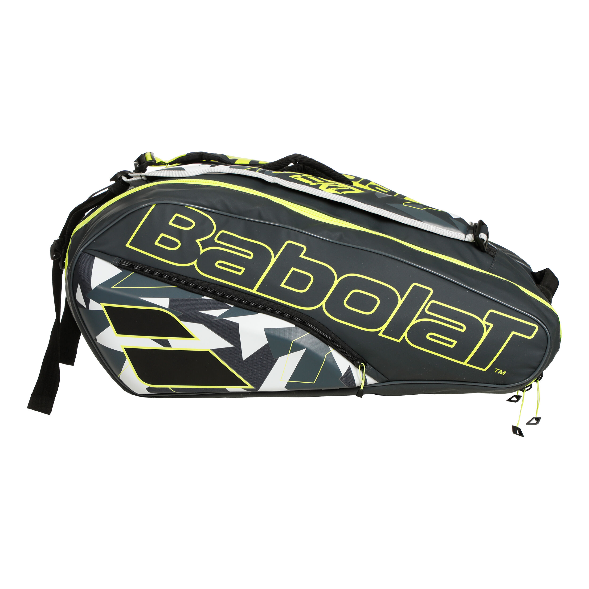 Pure Aero RH X 12 Schlägertasche - Anthrazit, Gelb