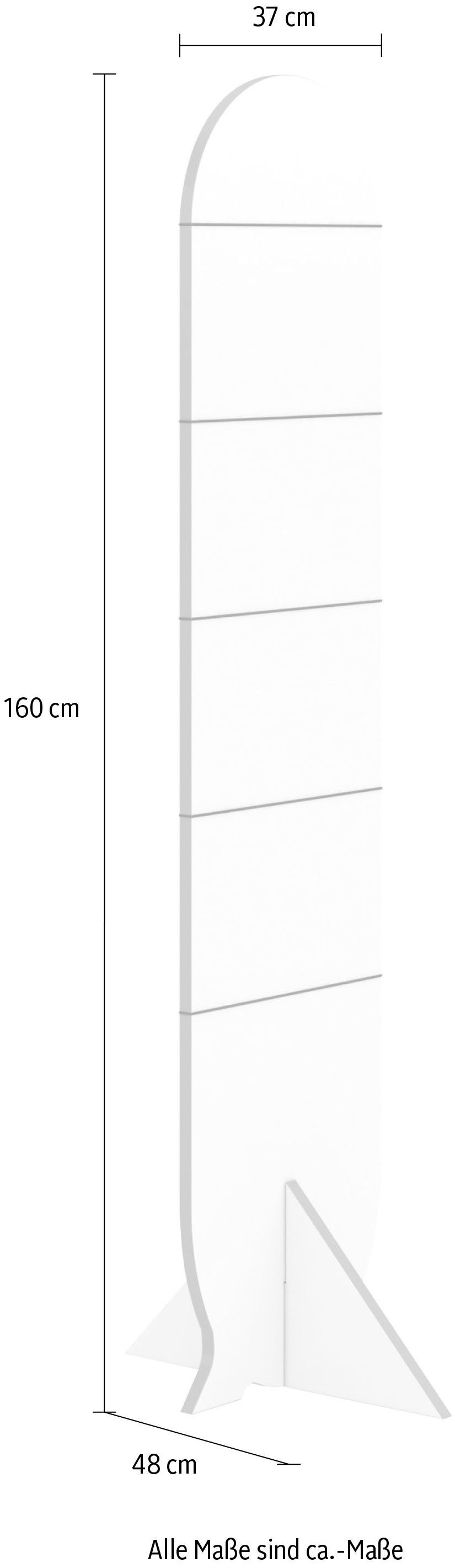 Tojo Zeitungsständer Tojo-magazzi, moderner Magazinhalter, Höhe 160 cm