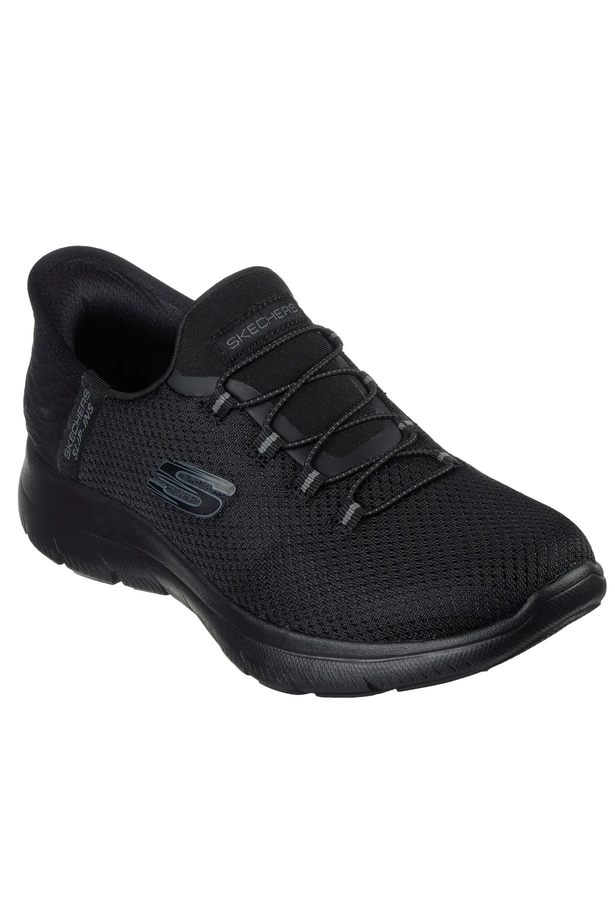 SKECHERS  Pantolette - Schwarz - Flacher Absatz
