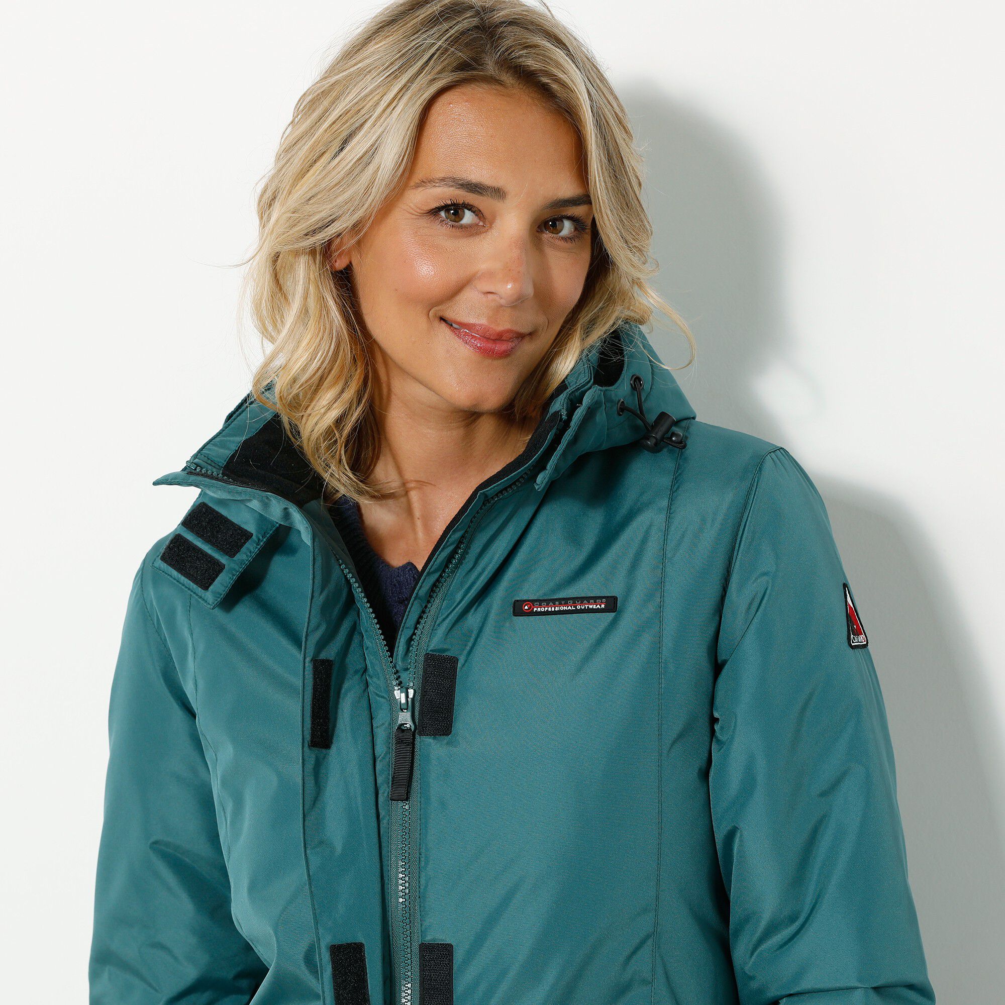 Parka imperméable doublée polaire unie