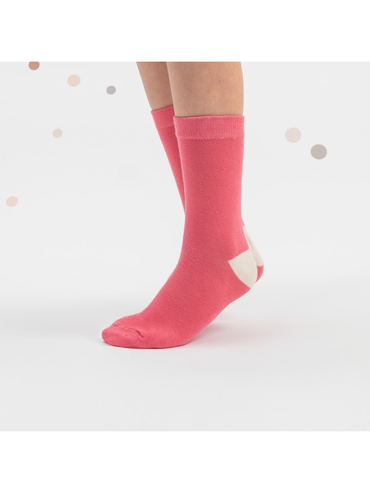 Occulto 10er Pack Bunte Socken Estilo in Grau-Pink günstig kaufen