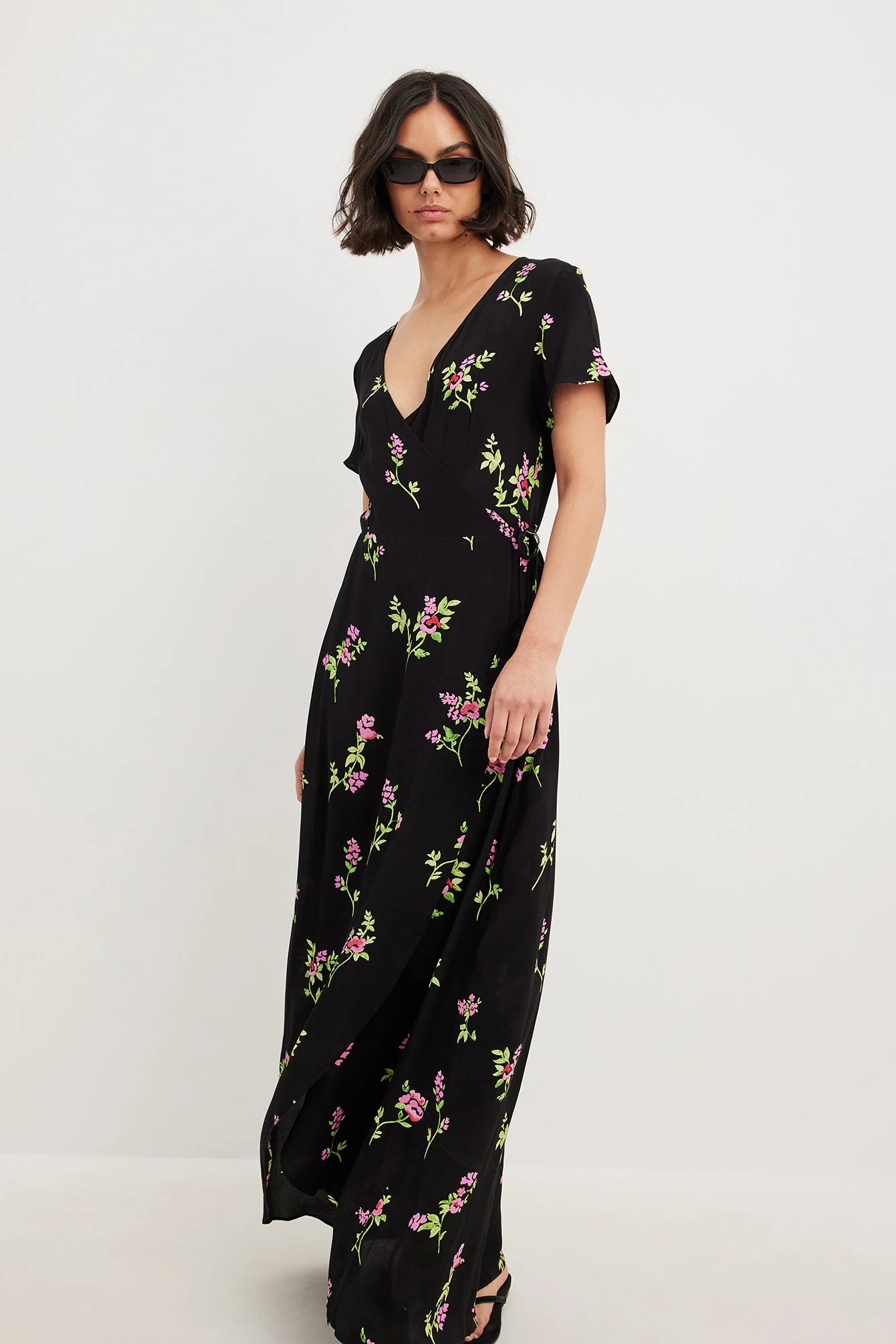Maxi-Wickelkleid