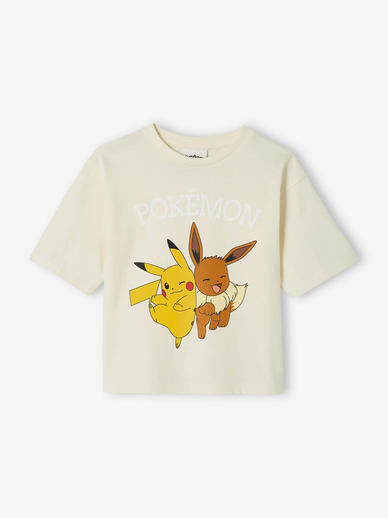 T-shirt fille manches courtes Pokémon® beige