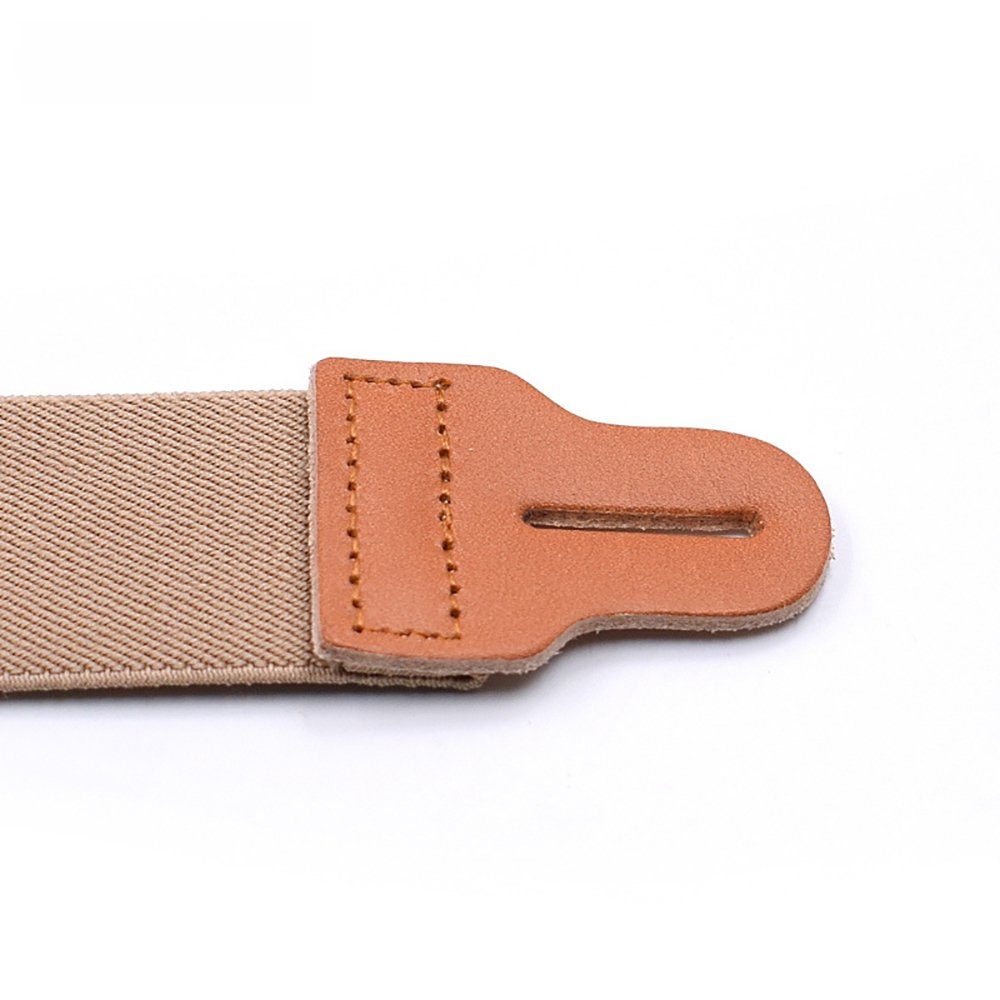 SCOBELT Hosenträger Herren Klassische Hohe Elastizität (X-Back Strapse, Mit Lederknopf End Und Strap)