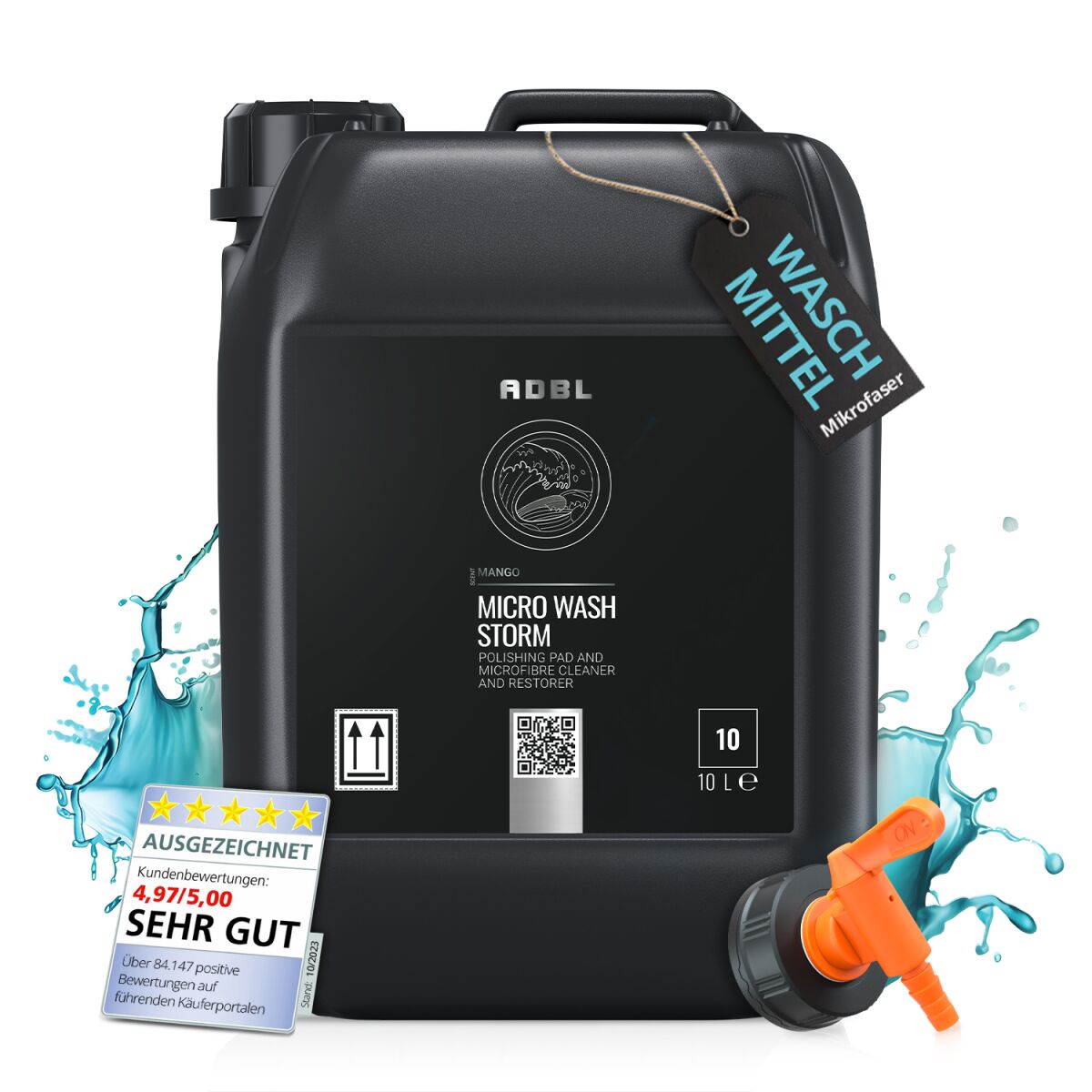 ADBL Micro Wash Storm Waschmittel 10L