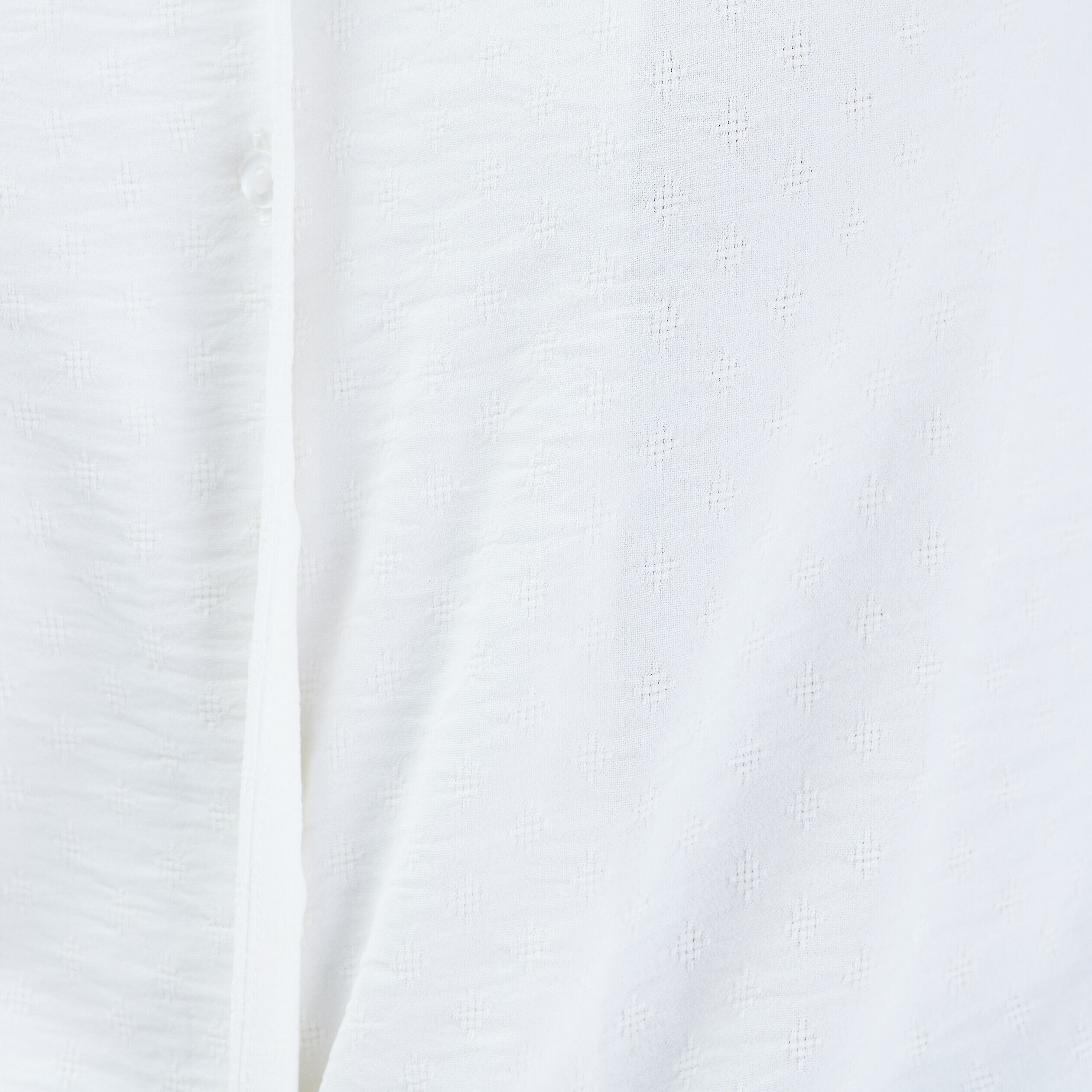 Chemise manches courtes ecru femme | Cache Cache