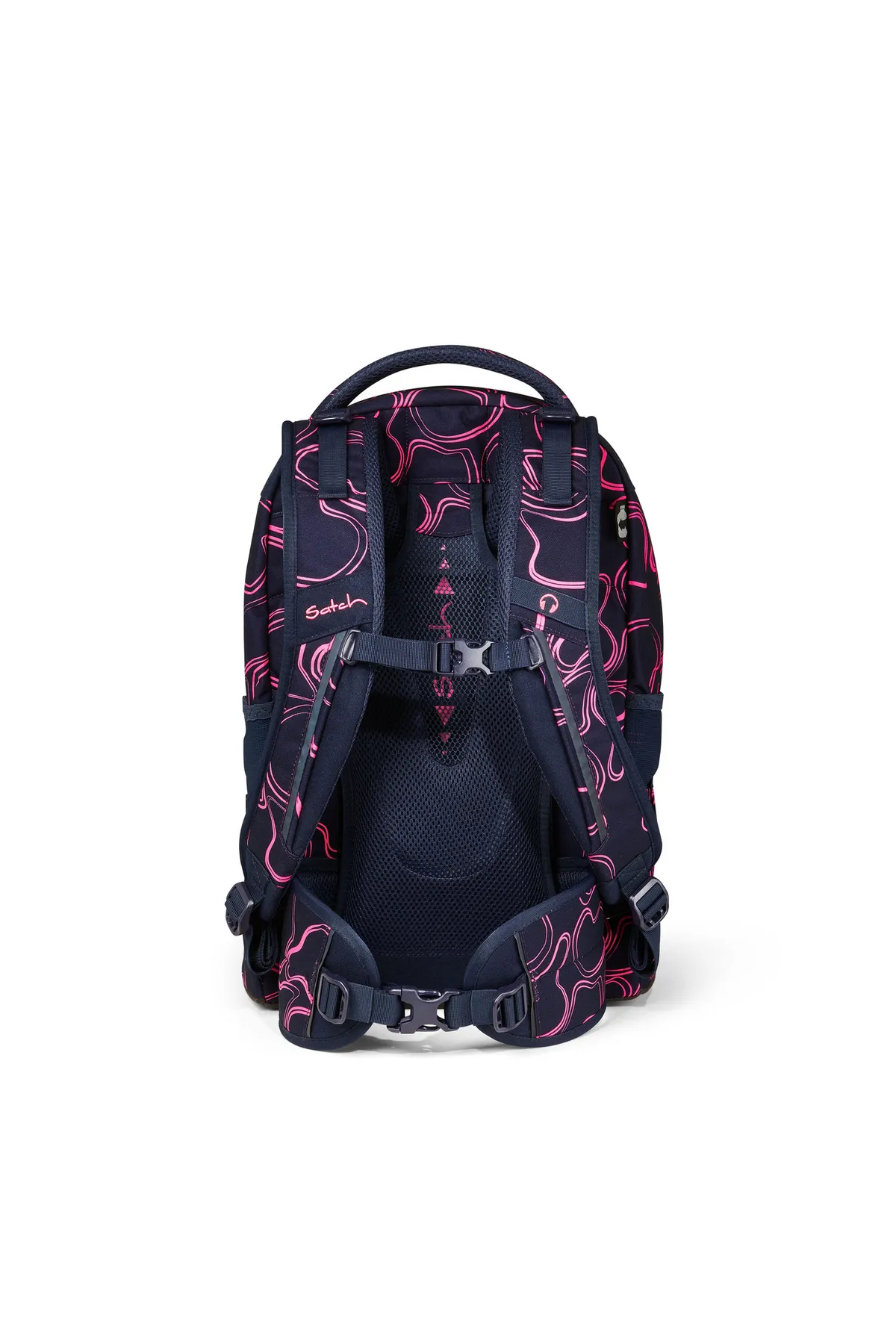 satch  Schulrucksack - Rosa - Unifarben