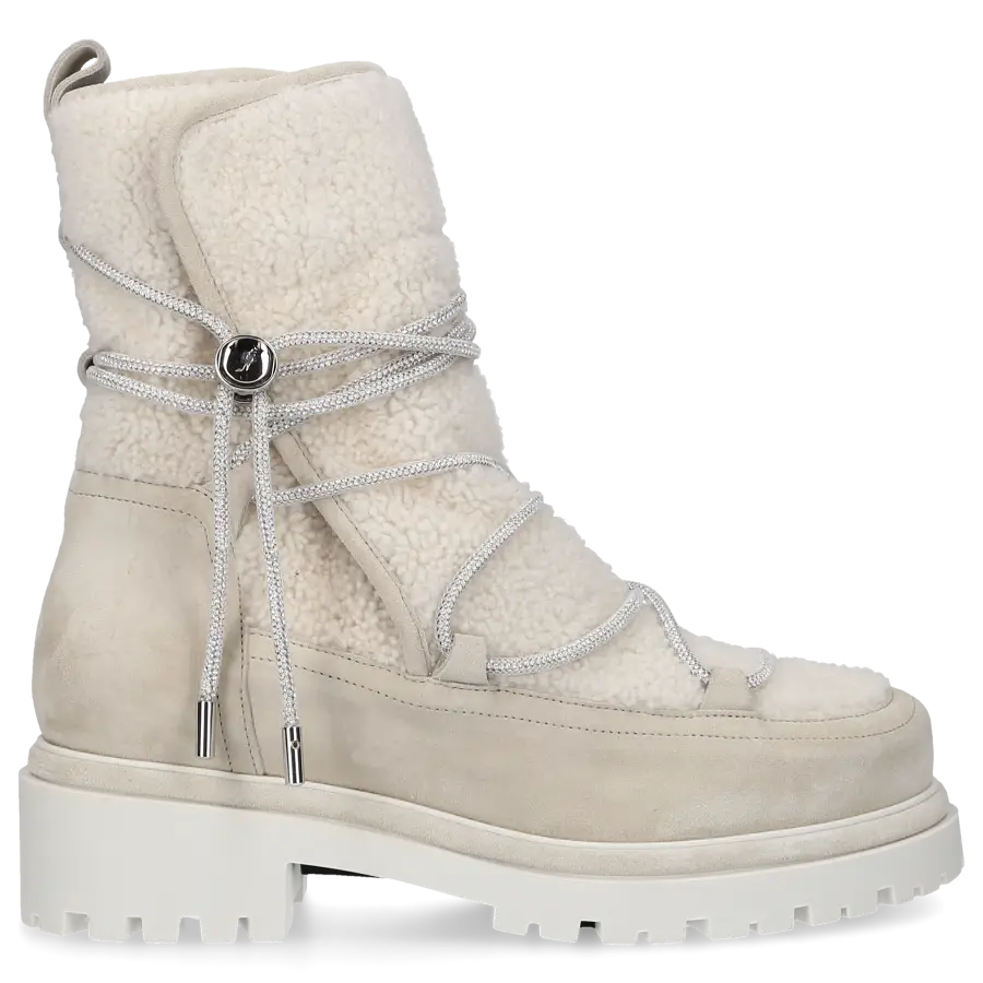 Rene Caovilla - Stiefeletten ASPEN 25 Veloursleder - beige