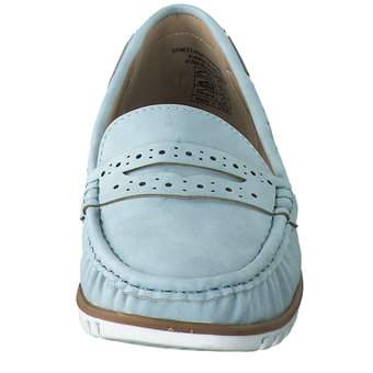 smiling for feet Mokassin in blau