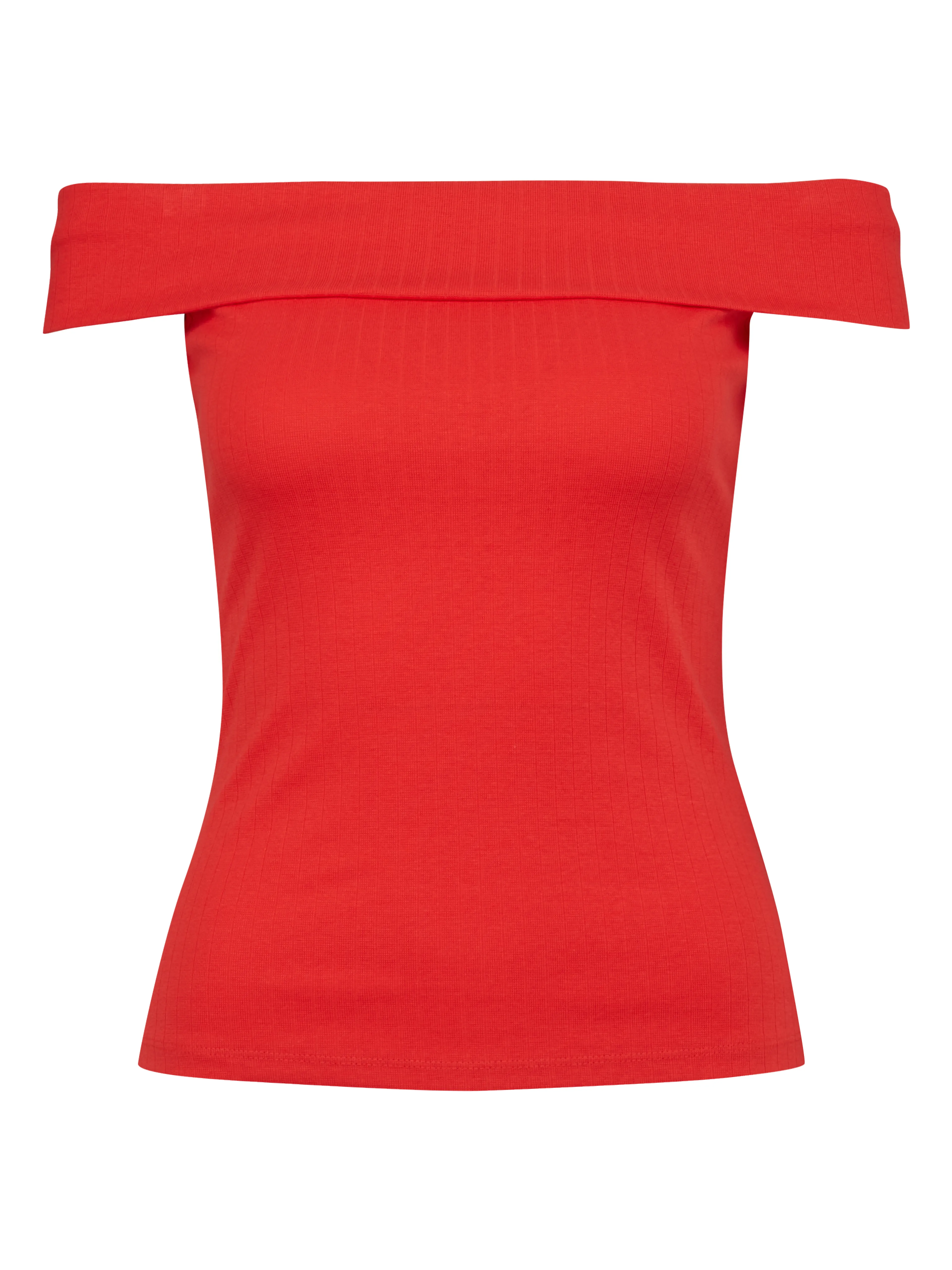 Rotes Damen-Kurzarm-T-Shirt ORSAY