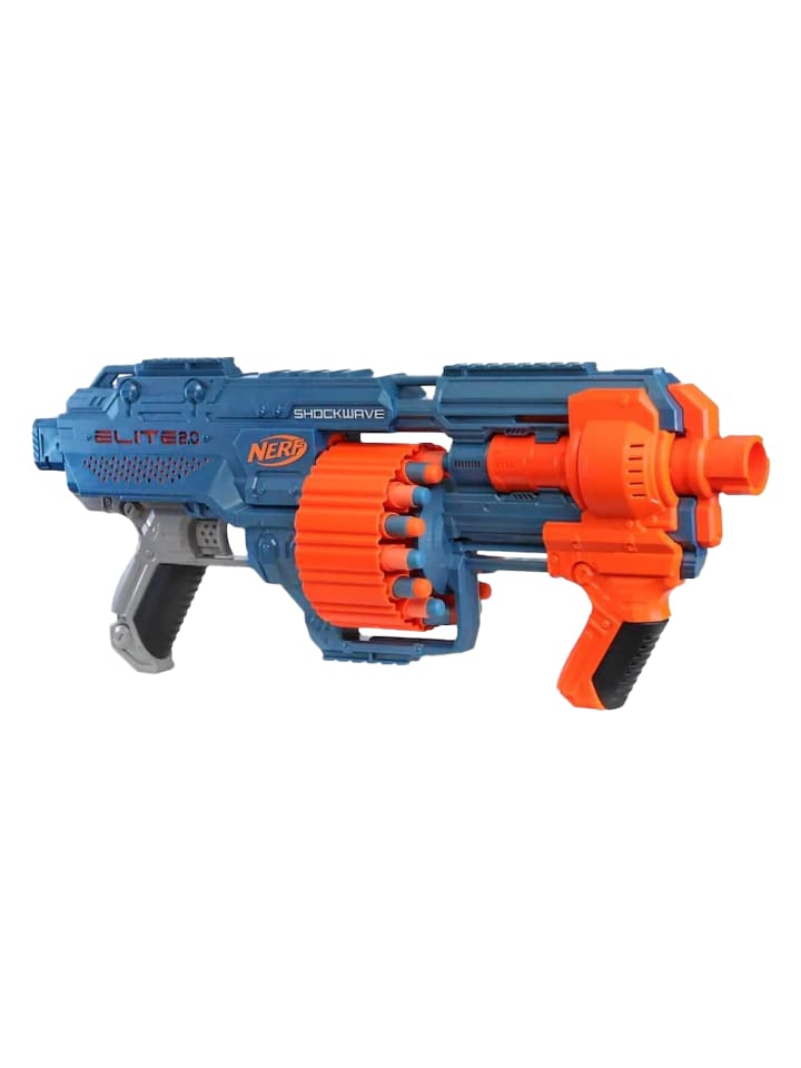 Nerf Spielzeugwaffen Elite 2.0 Shock Wave RD-15 in blau günstig kaufen onesize