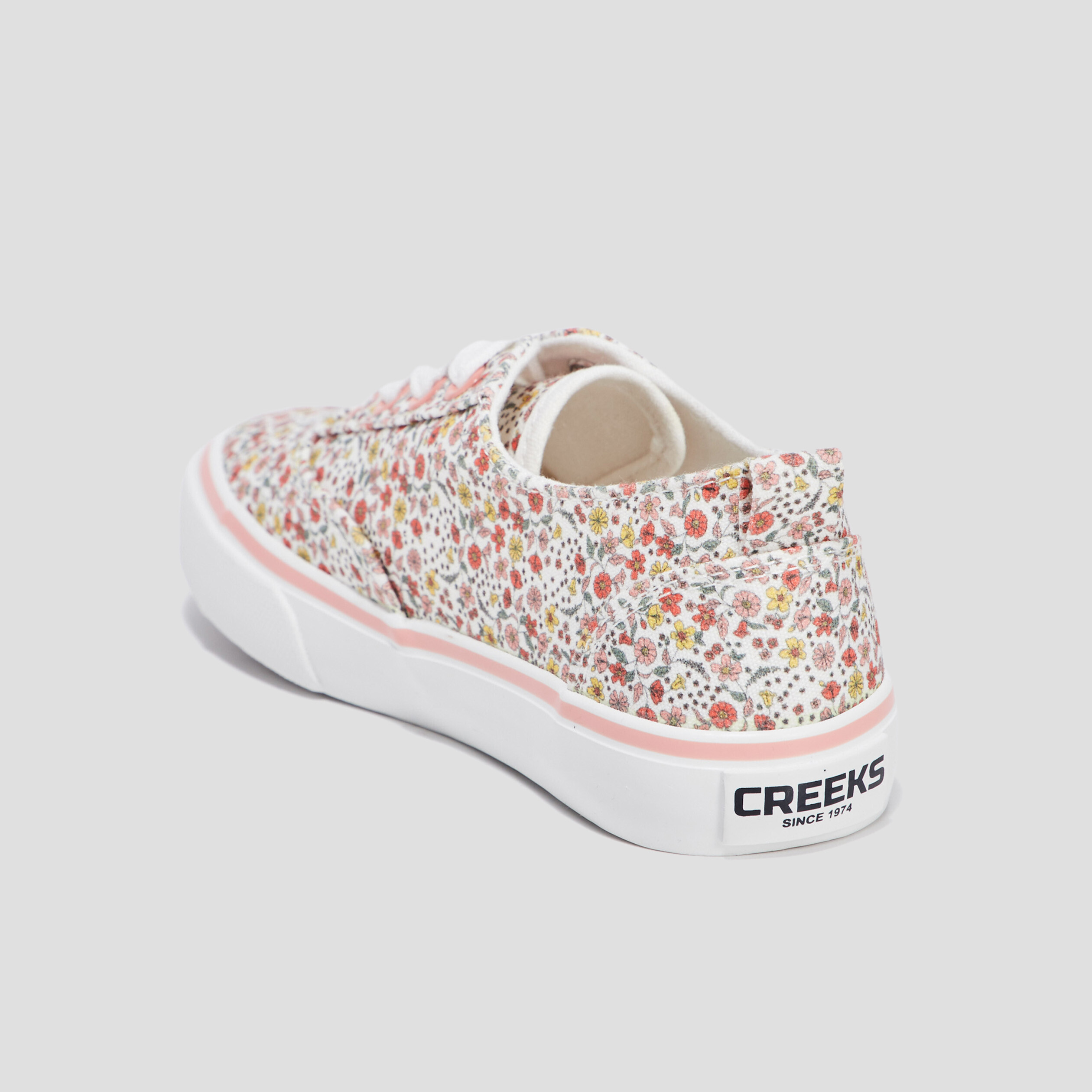 Tennis en toile à lacets Creeks multicolore fille | La Halle