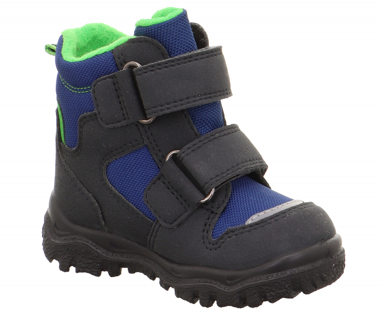 HUSKY1 - Grau/Grün Boots mit Klettverschluss