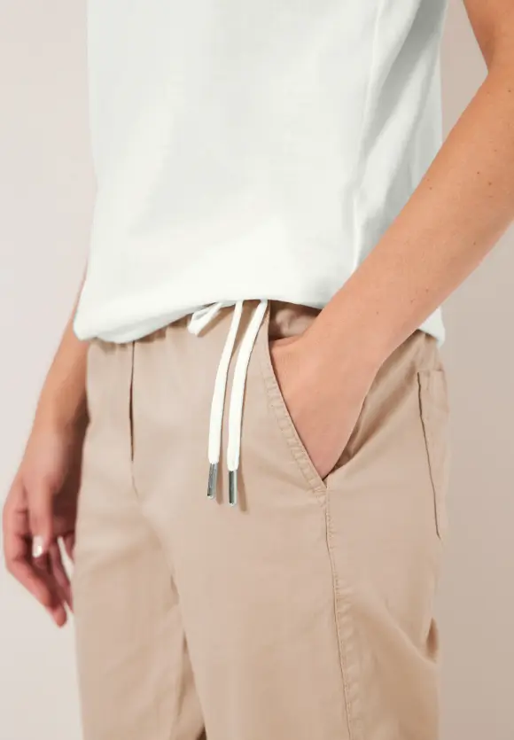 CECIL Jersey Spitzendetail Top
