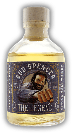 St. Kilian Bud Spencer The Legend Single Malt Rauchig 49% 0,05 Liter St. Kilian Bud Spencer The Legend Single Malt Rauchig 49% 0,05 Liter Der rauchige Bud Spencer Whisky aus einer neuen Produktreihe. 0,05	 Liter - Vol 49%