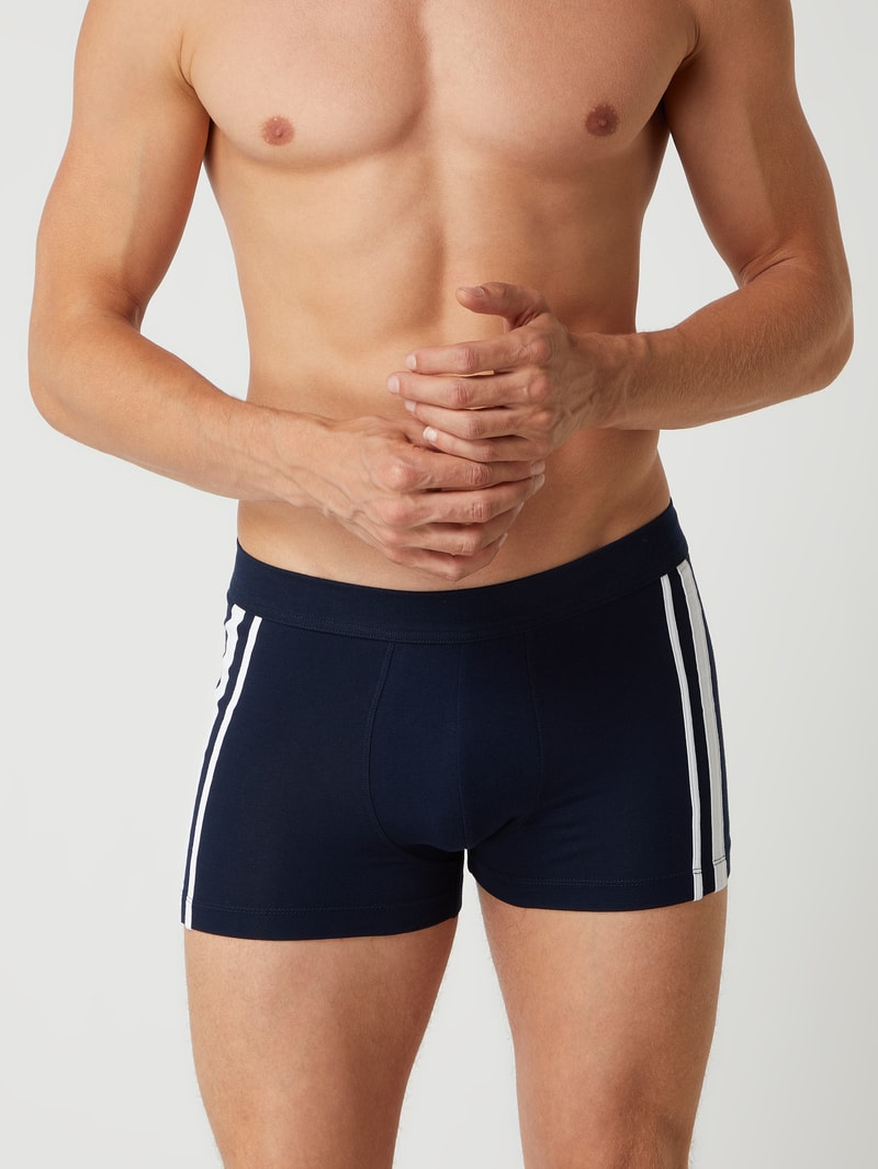 Trunks mit Stretch-Anteil im 3er-Pack in marineblau
