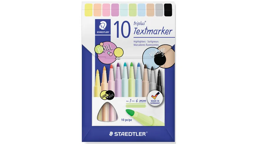 STAEDTLER Textmarker triplus® 10er Etui
