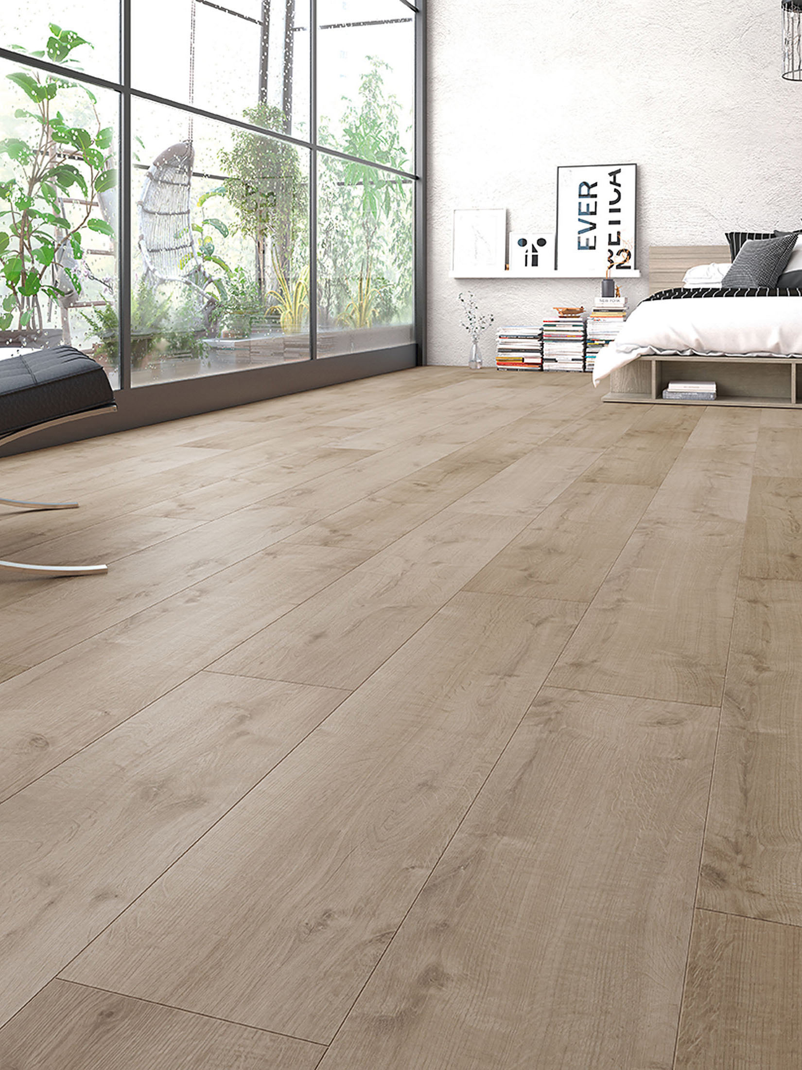 Natura XXL Klick-Laminat, Pale Brown Oak 62272
