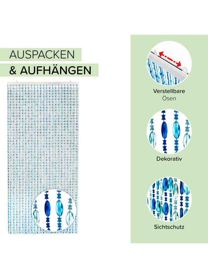 kobolo Vorhang OCEAN in Blau günstig kaufen onesize