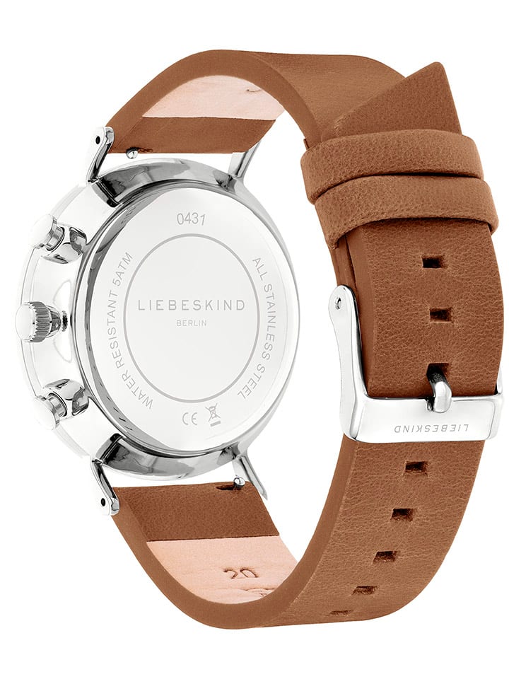 Liebeskind Chronograph in Hellbraun/ Silber/ Weiß günstig kaufen onesize