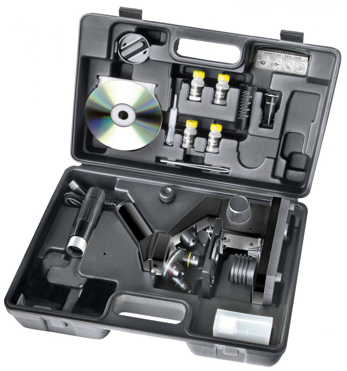National Geographic® Mikroskop-Set 40x-1024x USB