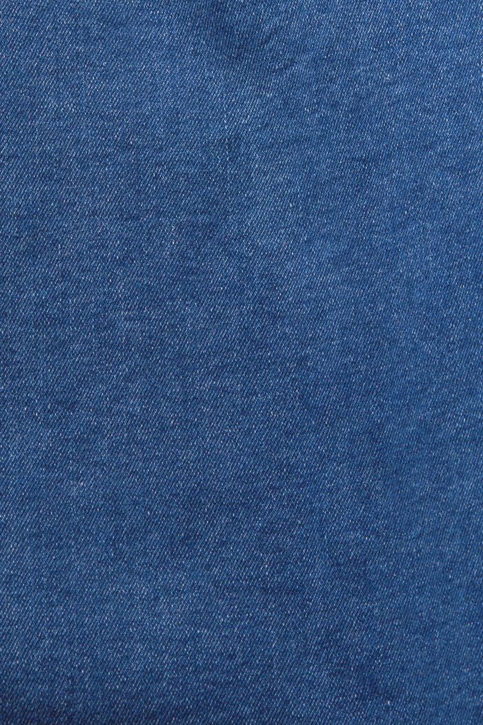 Jeans-Minikleid im Hemdstil
