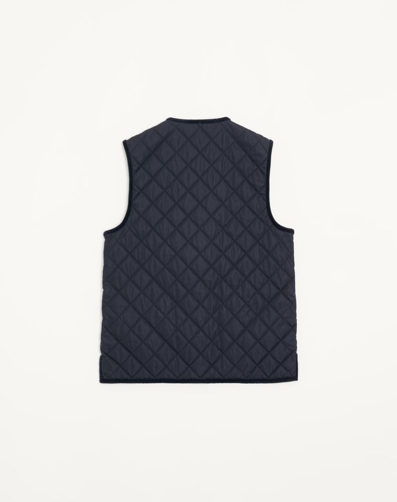 Valentino letvægts nylonvest med broderet Valentino-mærke