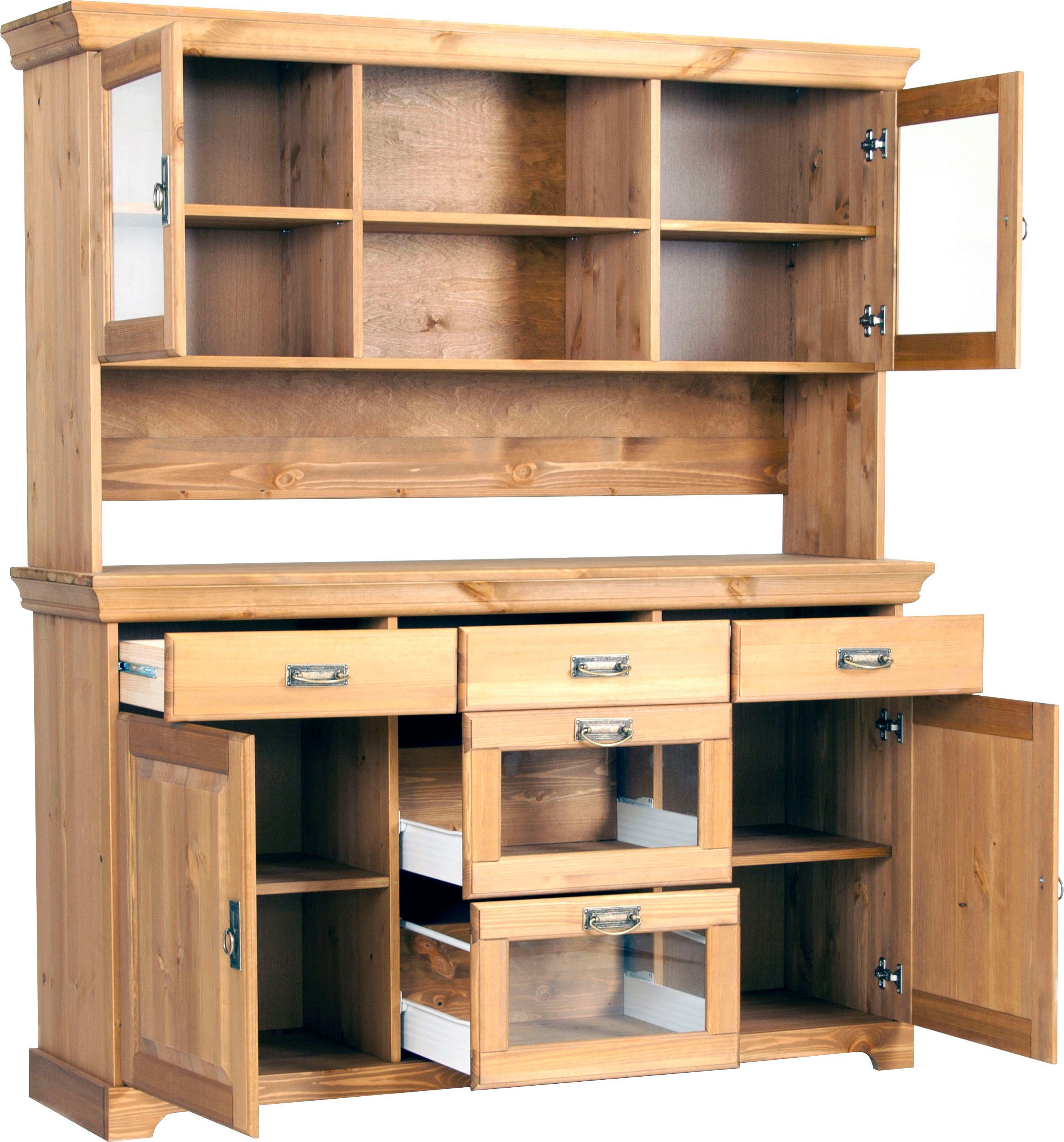 Home affaire Buffet Ruegen aus Massivholz, im Landhausstil