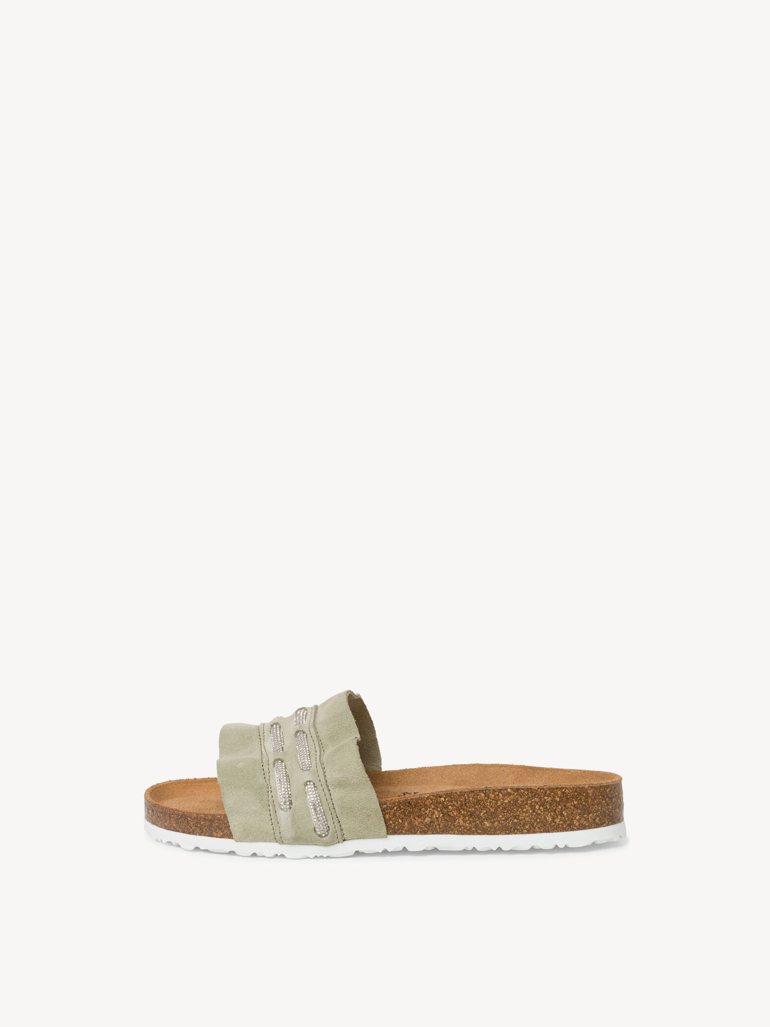 Mule en cuir - vert
