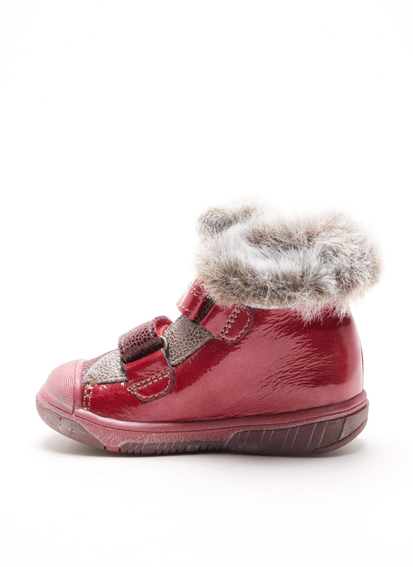 Babybotte Baskets Fille couleur rouge