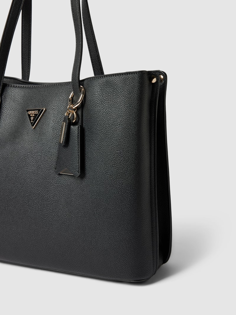 Handtasche mit Applikation Modell 'MERIDIAN' in black