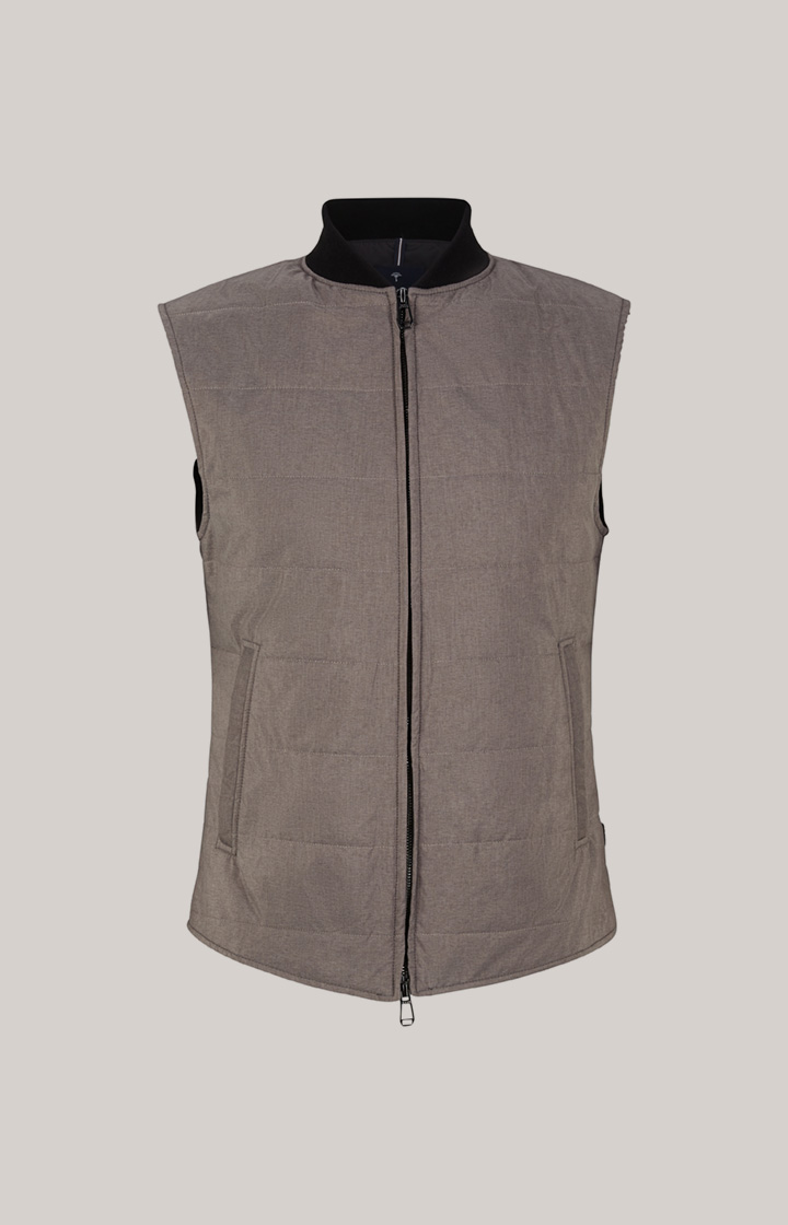 Steppweste Wilmot in Dunkelbeige