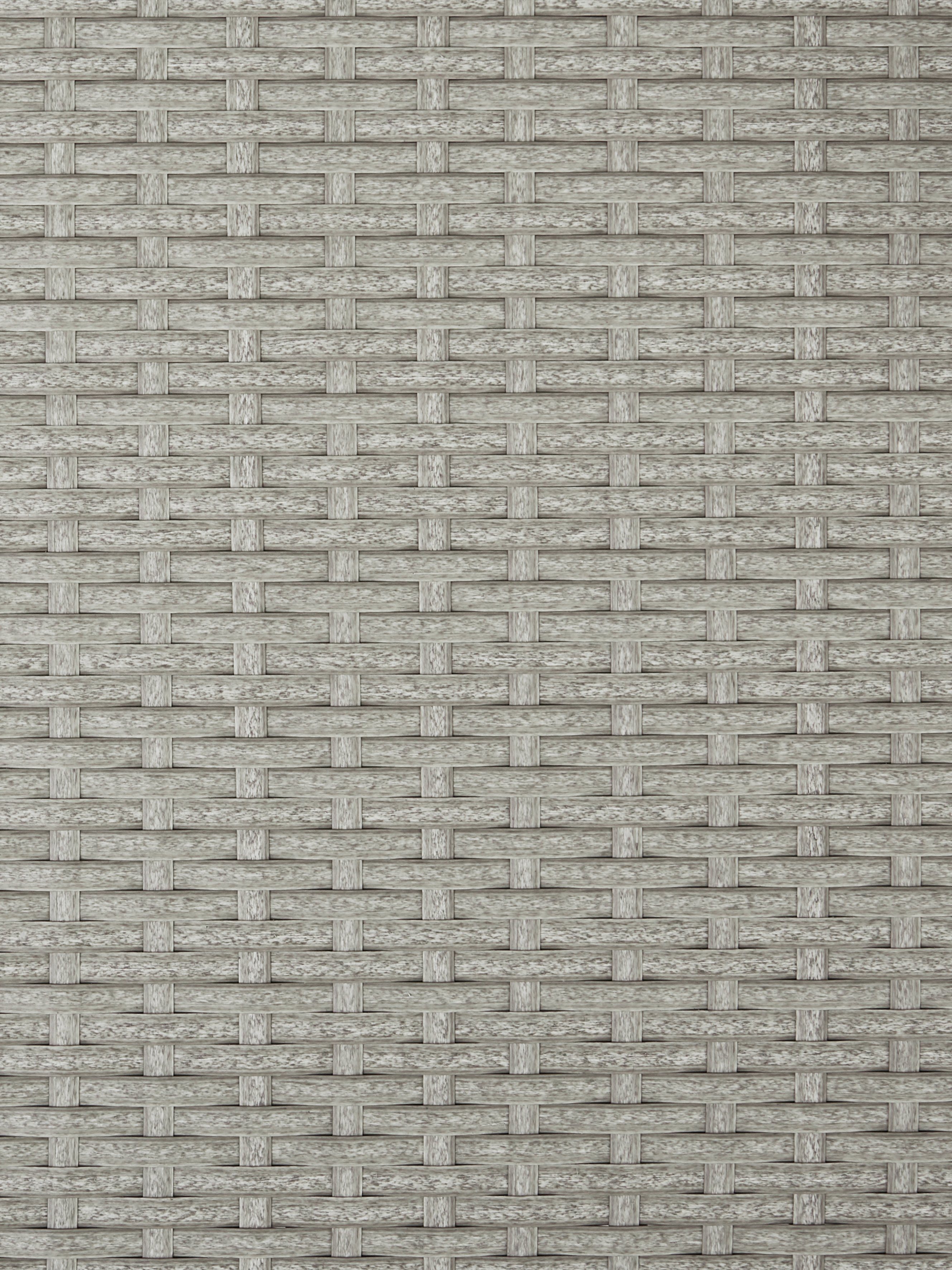 KONIFERA Balkonset Mailand, (7-tlg), 2 Sessel, Tisch 112x65 cm, Polyrattan