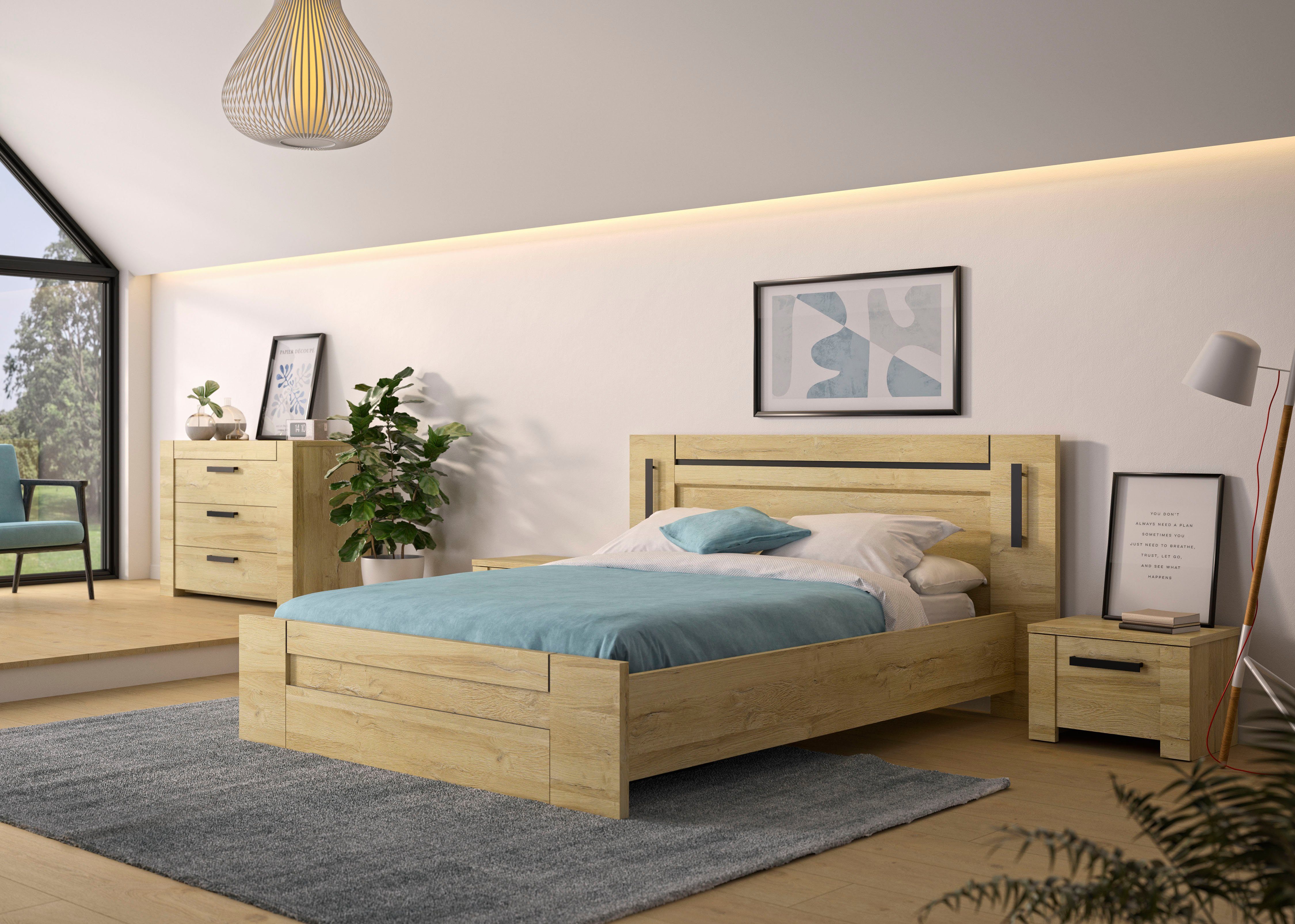 Gami Schlafzimmer-Set Sofia, (4-St)