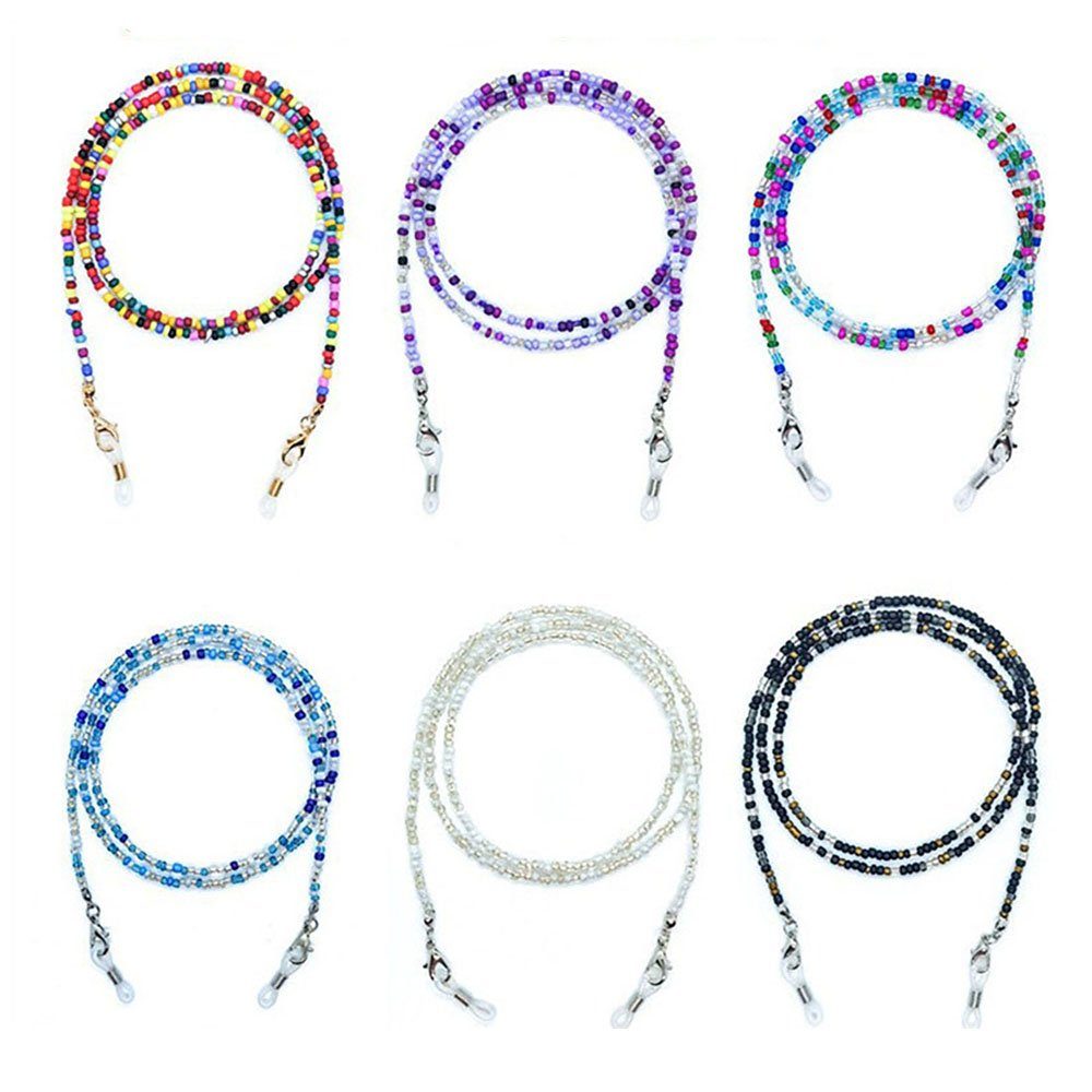CTGtree Brillenkette Brillenketten Brillenkette Brillenhalter bunte Perlen für Damen
