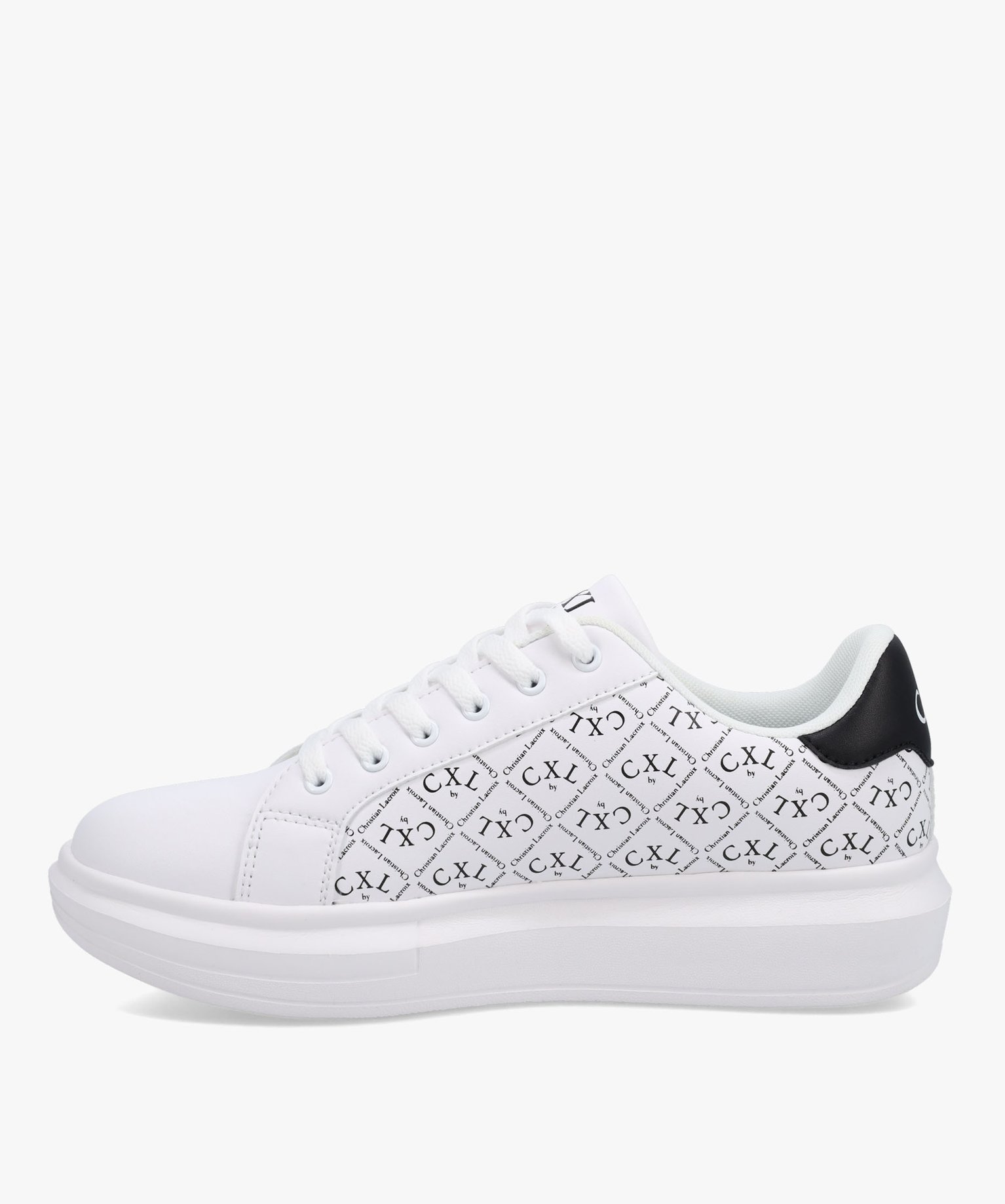 Baskets homme imprimées à semelle plateforme – CXL by Ch... blanc | GEMO