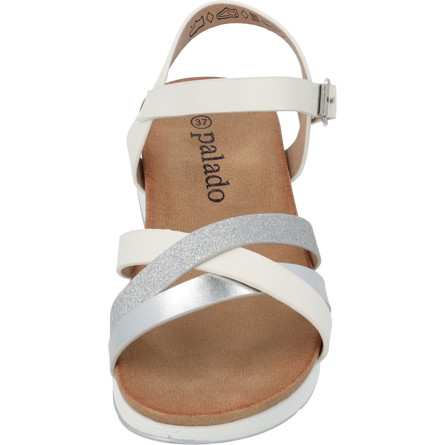 Palado Jantai, Sandalen, Damen, Weiß