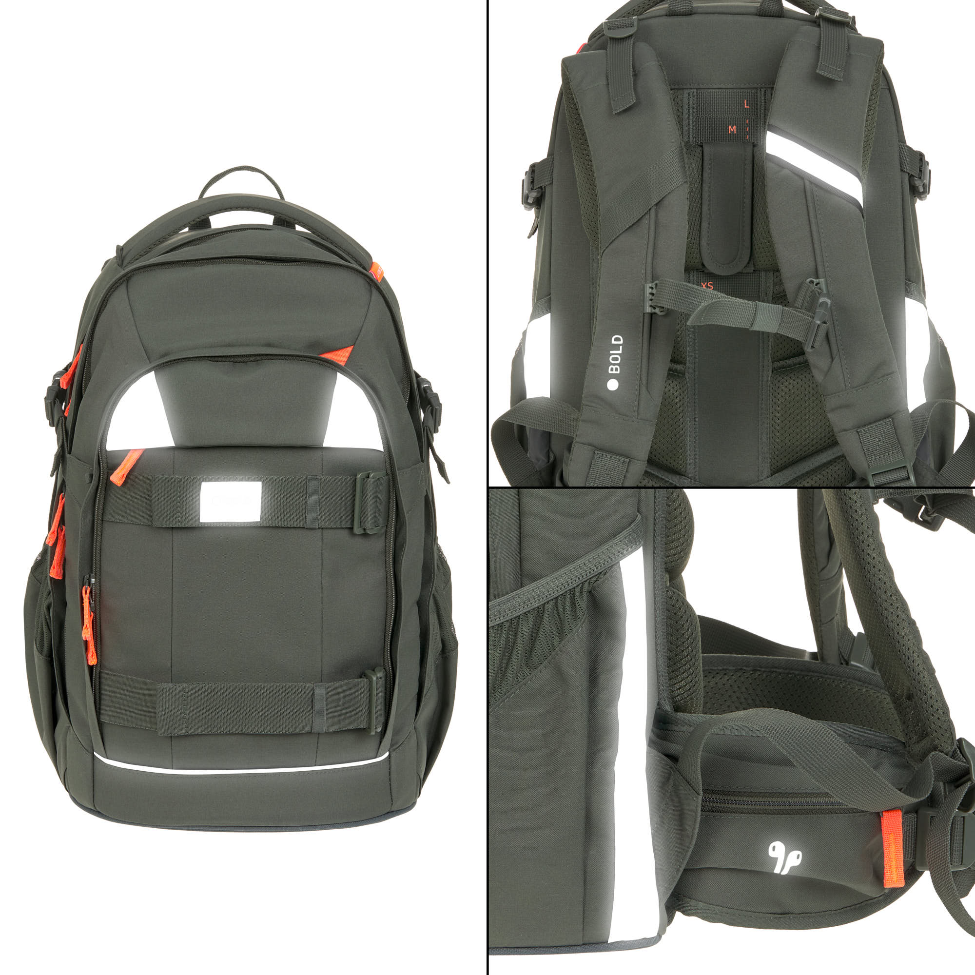 Schulrucksack - BOLD Origin, Oliv