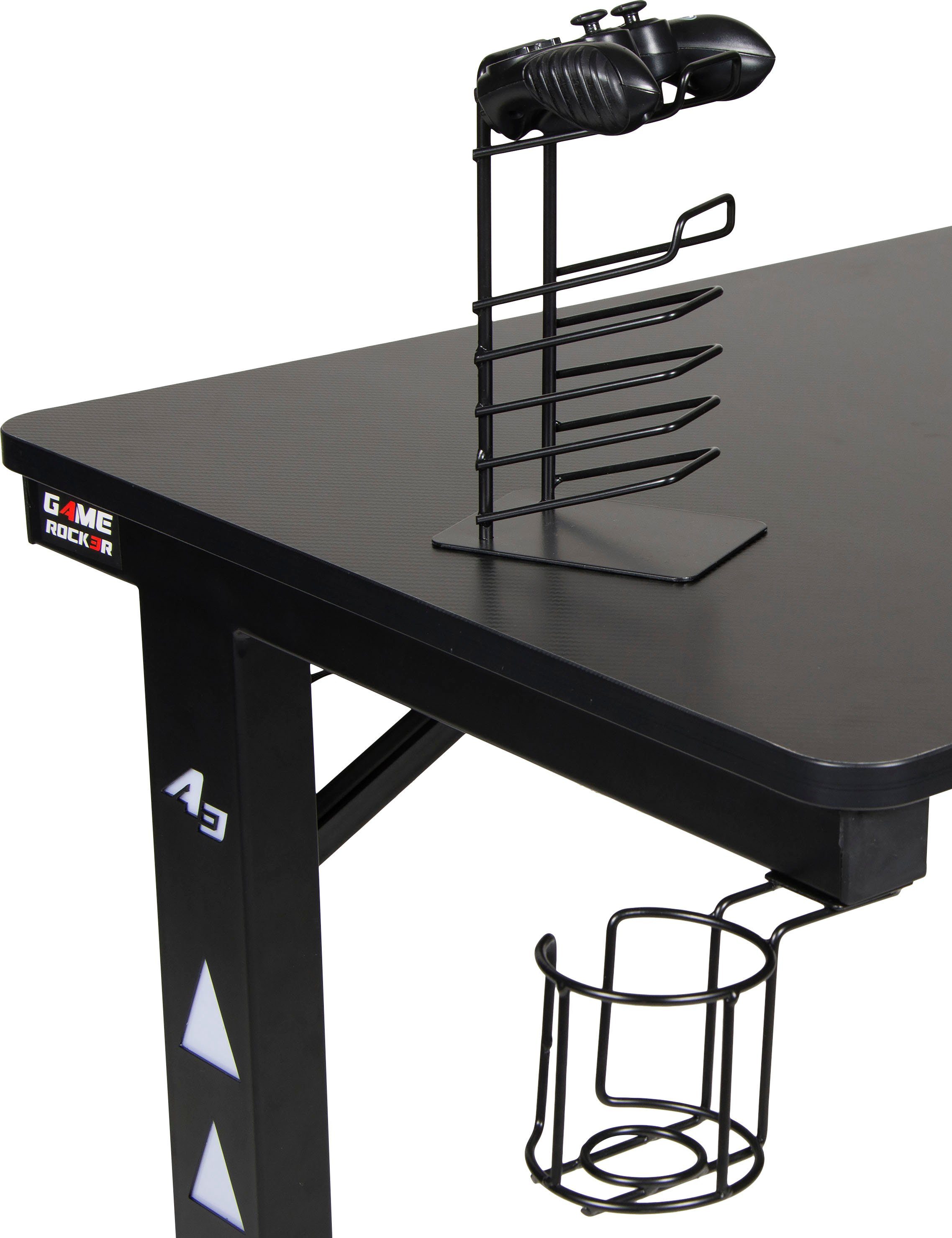 Duo Collection Game-Rocker Set Cupholder & Controllerholder Controller-Halterung, (Bestehend aus Cupholder & Controllerholder)