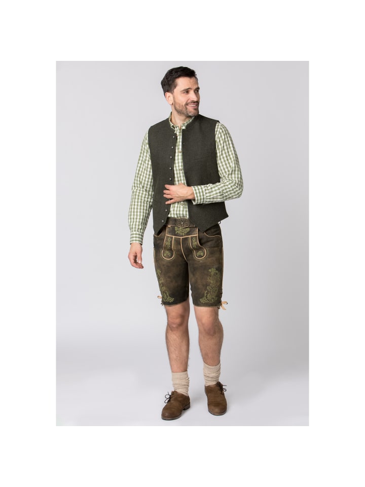 Stockerpoint Lederhose Edgar in dunkelbraun günstig kaufen