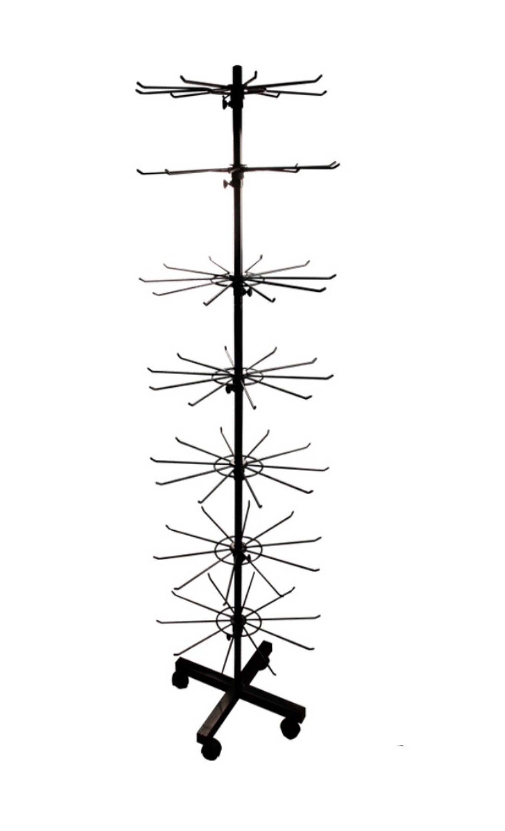 BAYLI Schmuckständer 4 Stück - Verkaufsständer drehbar Höhe 155cm, rollbares Warenständer