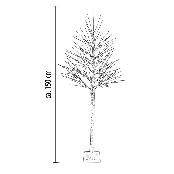 LED Lichterbaum, braun