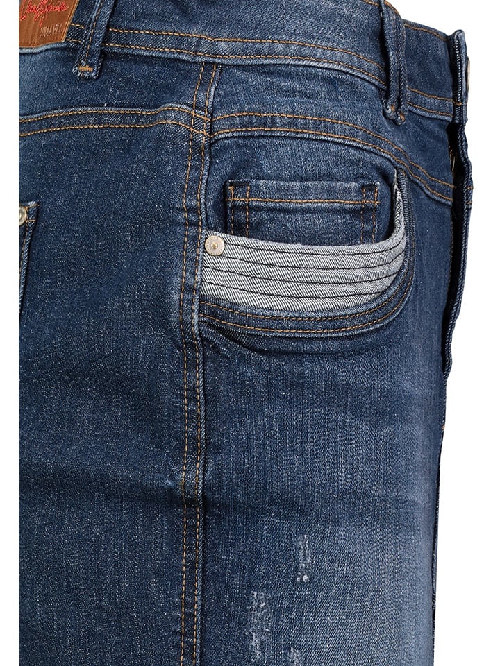 Sublevel Jeansrock in Dunkelblau günstig kaufen
