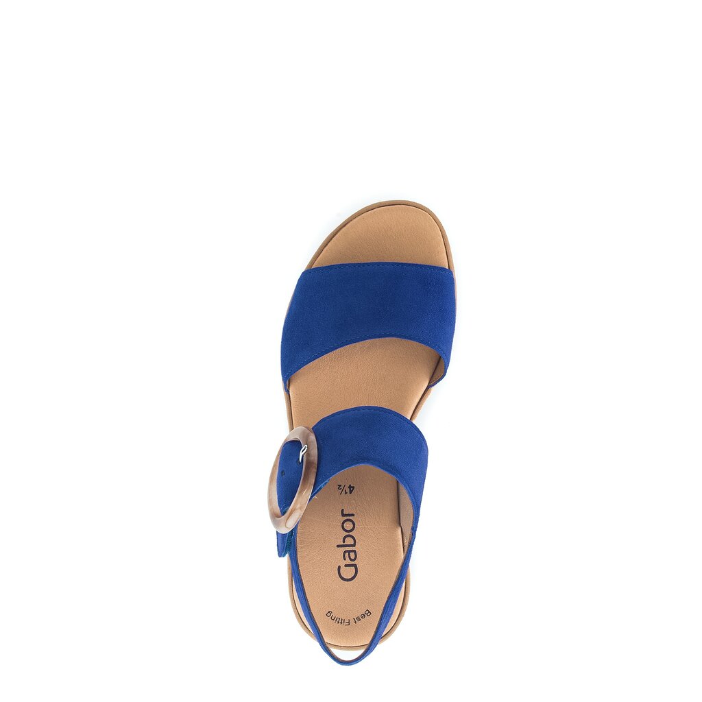 Gabor fashion Plateau Sandale blau