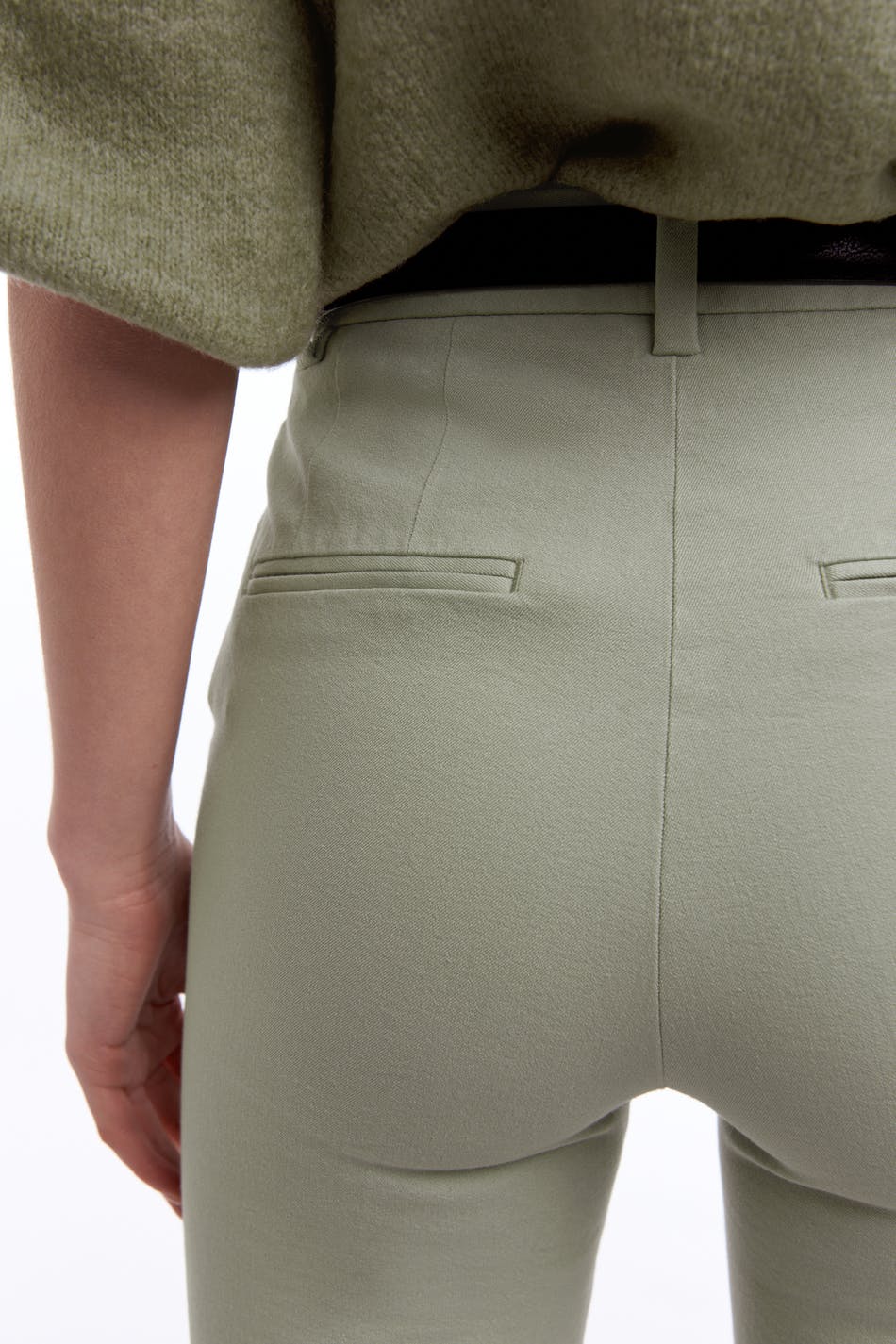 Lo cotton stretch trousers