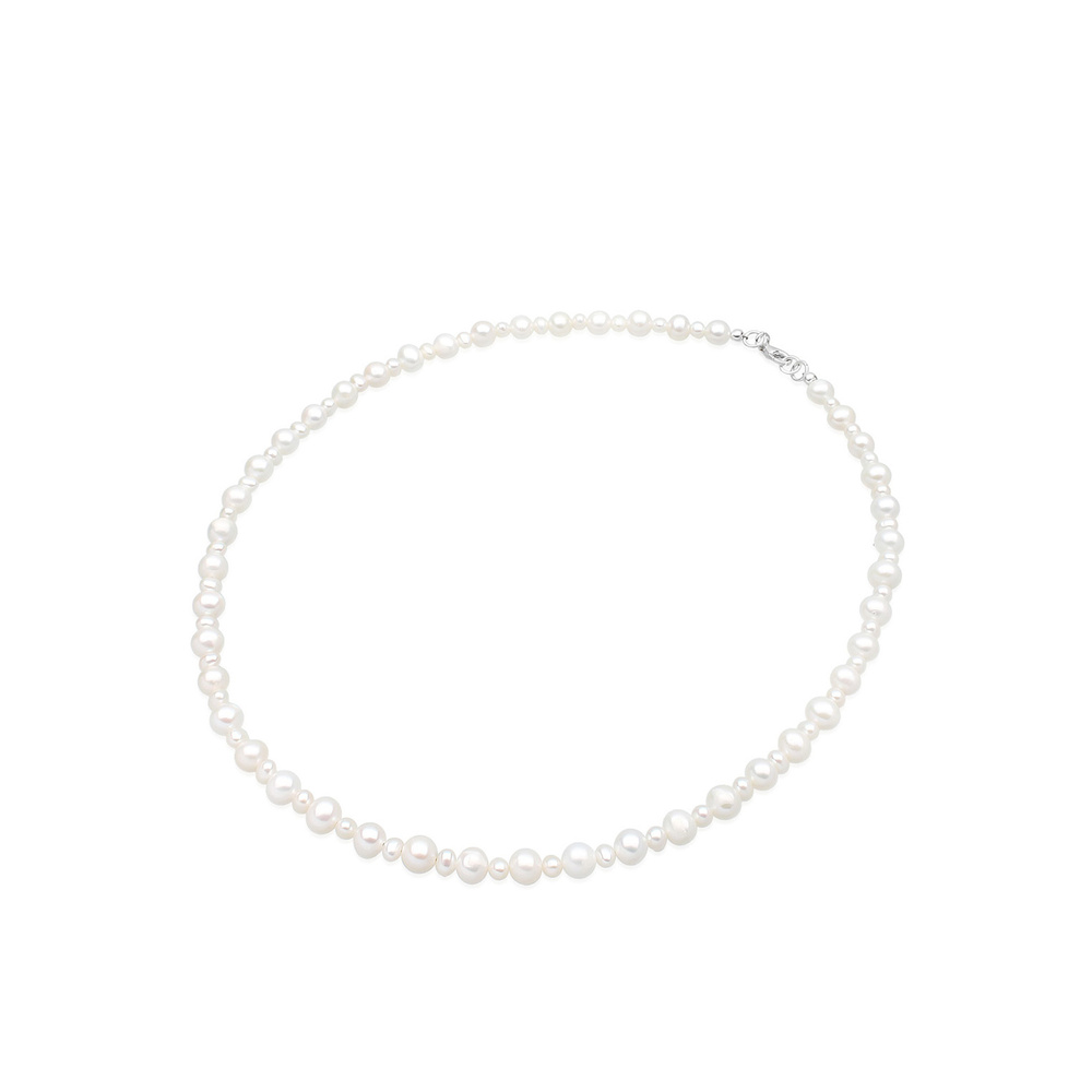 Elli Elli Collier Zeitlos Süwasserzuchtperlen 925 Sterling Silber collier