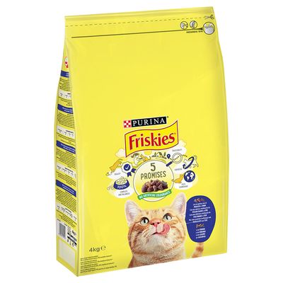 PURINA Friskies Adult Katze mit Kabeljau und Gemüse