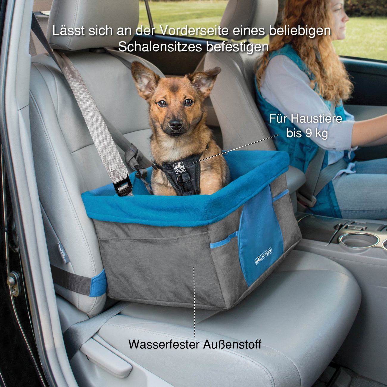 Kurgo Autozubehör Kurgo Autositz Heather Booster