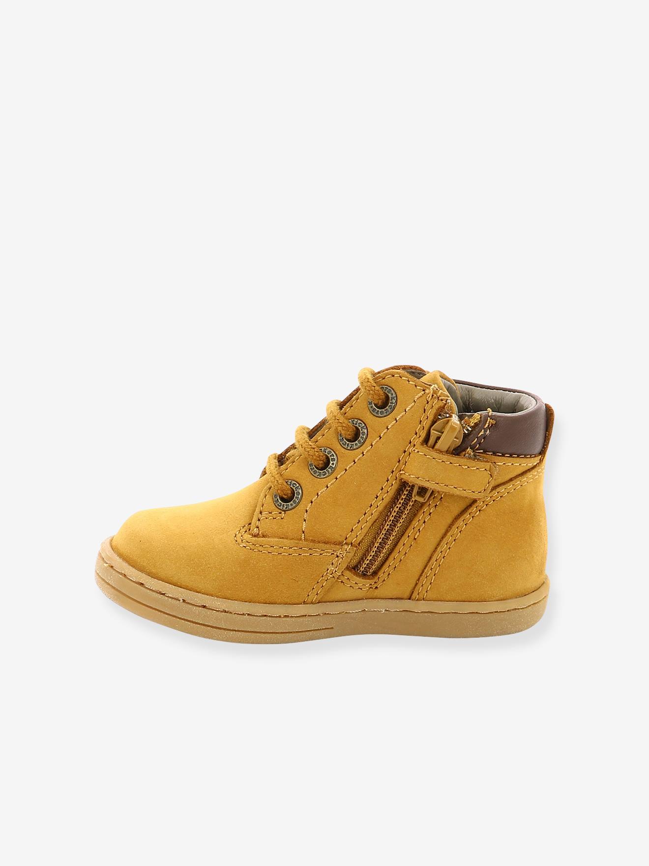 Bottillons garçon Tackland KICKERS® camel