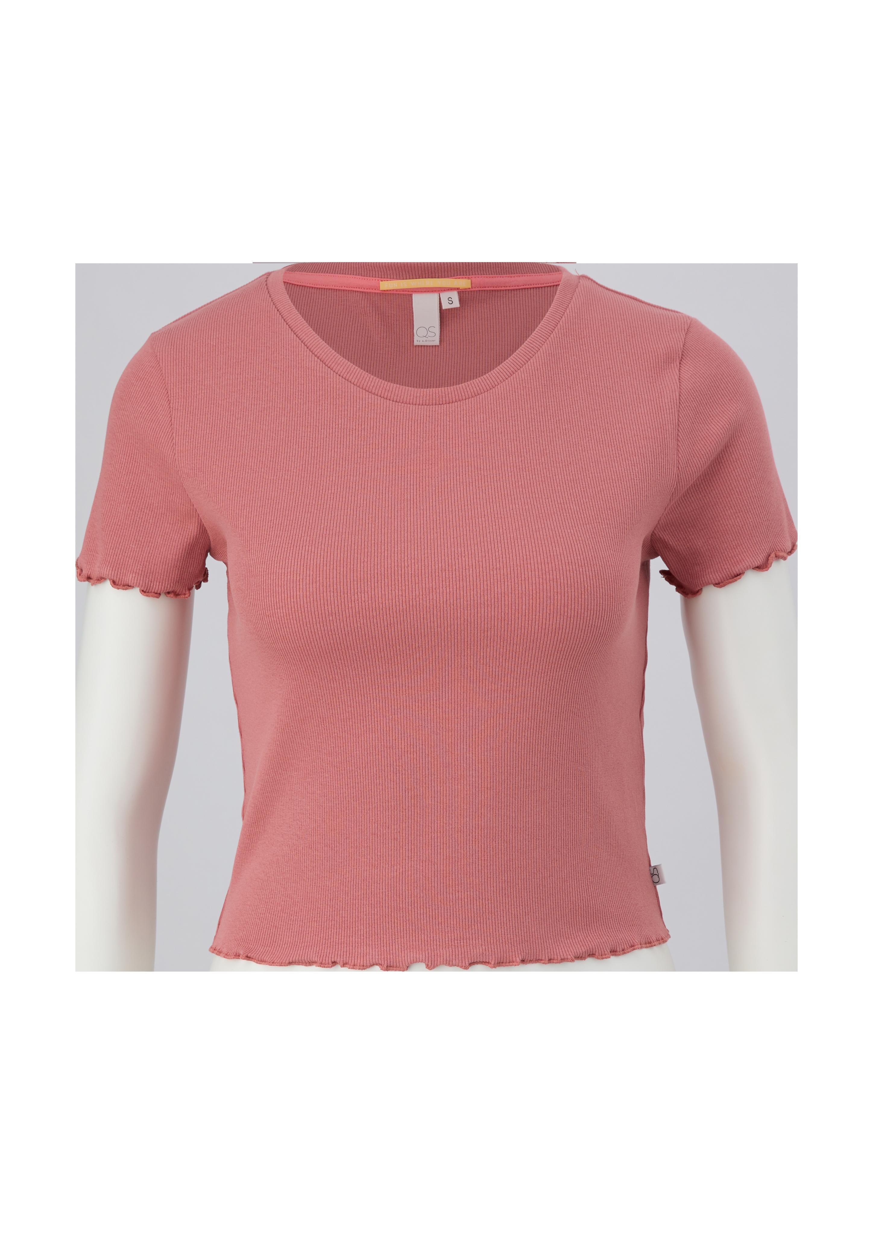 T-Shirt mit Rippstruktur  2131402-2069